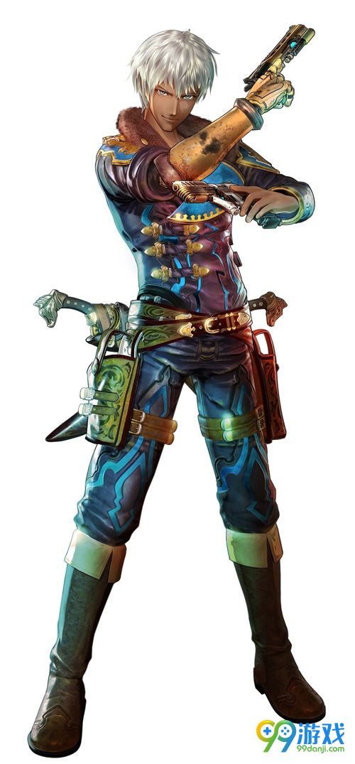 《战场女武神：苍蓝革命》新角色 双枪双剑黑人小哥