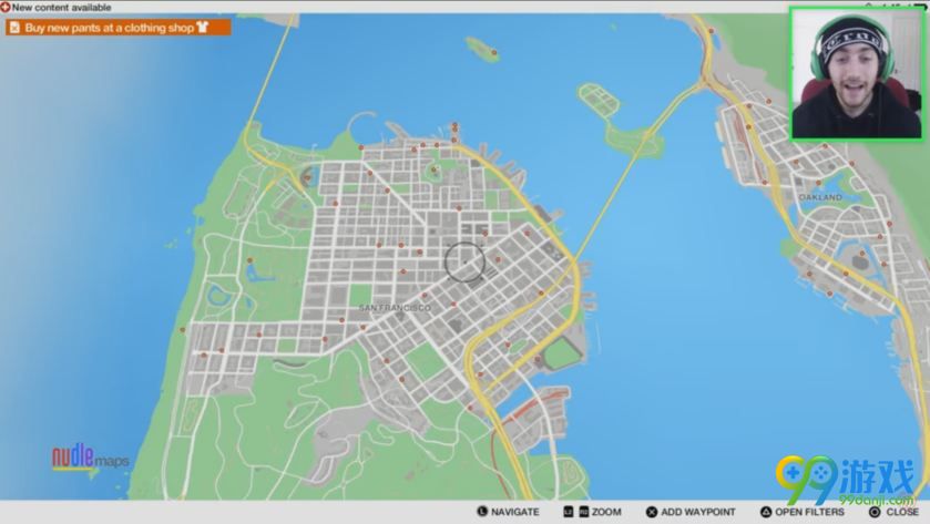 《看门狗2》完整地图正式公布 完整收录旧金山全貌