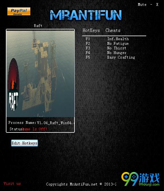 船长漂流记五项修改器MrAntiFun版