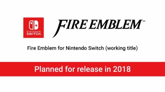 《火焰纹章：无双》将在2018年登陆Switch及3DS