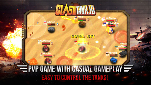 Clash Tank.io无限资源版截图2