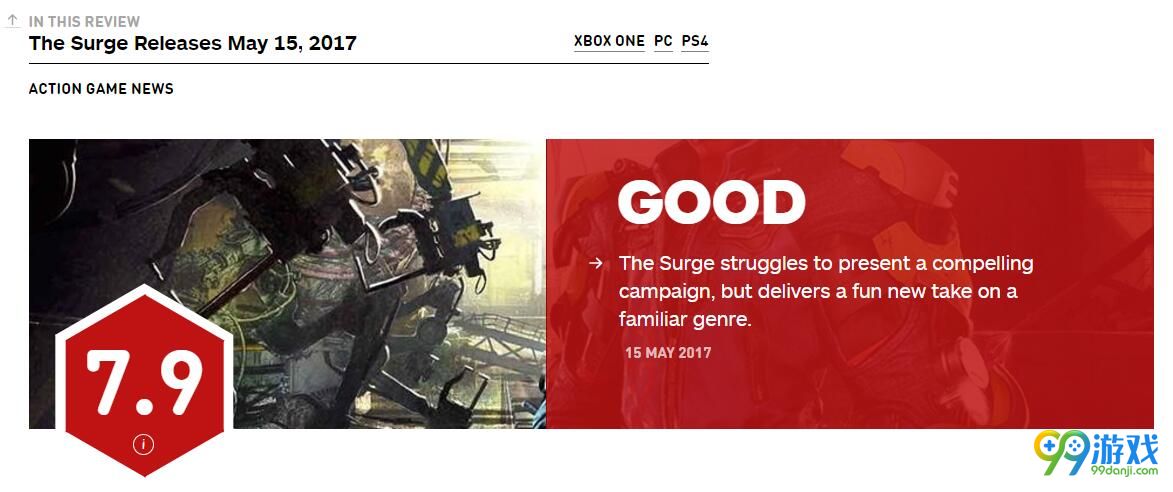 迸发IGN评分7.9 steam版好评如潮