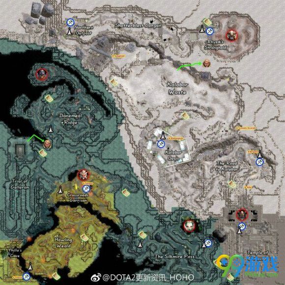 dota2破泞之战大地图一览 破泞之战地图分享