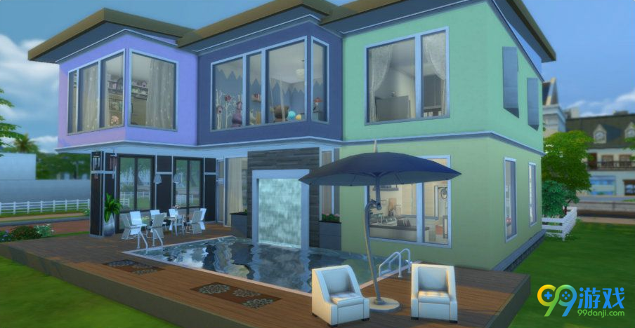 模拟人生4v1.31简单阳光的彩色之家儿童房MOD