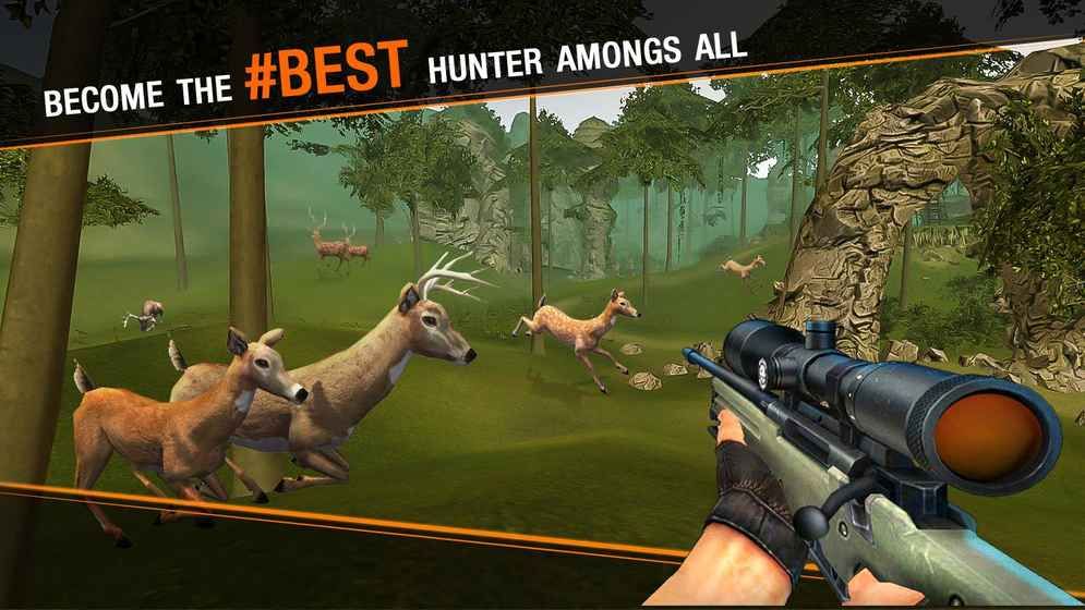 鹿野生动物狩猎狙击手(Deer Hunting Sniper Safari - Animals Hunt)中文版截图2