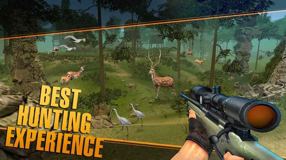 鹿野生动物狩猎狙击手(Deer Hunting Sniper Safari - Animals Hunt)安卓版截图4