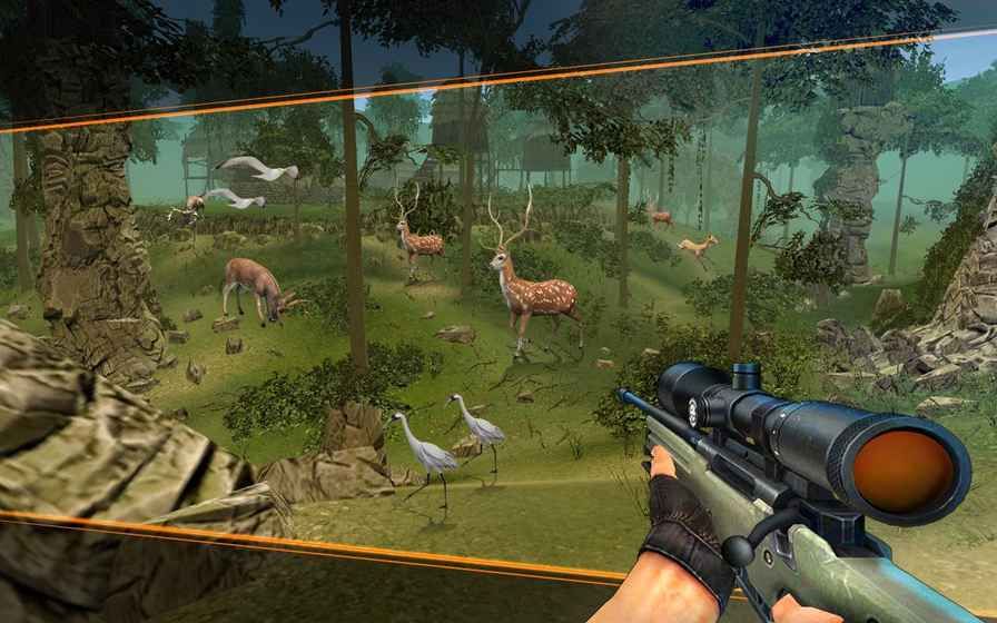 鹿野生动物狩猎狙击手(Deer Hunting Sniper Safari - Animals Hunt)中文版截图5