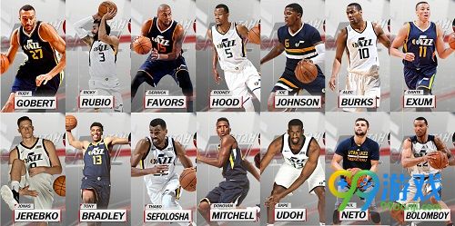 NBA2K18爵士全队球员高清照片补丁
