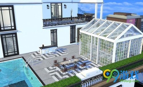 模拟人生4三米舒诺现代风顶层豪华公寓MOD