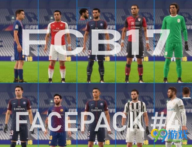 FIFA18FCB17球员脸型补丁V4