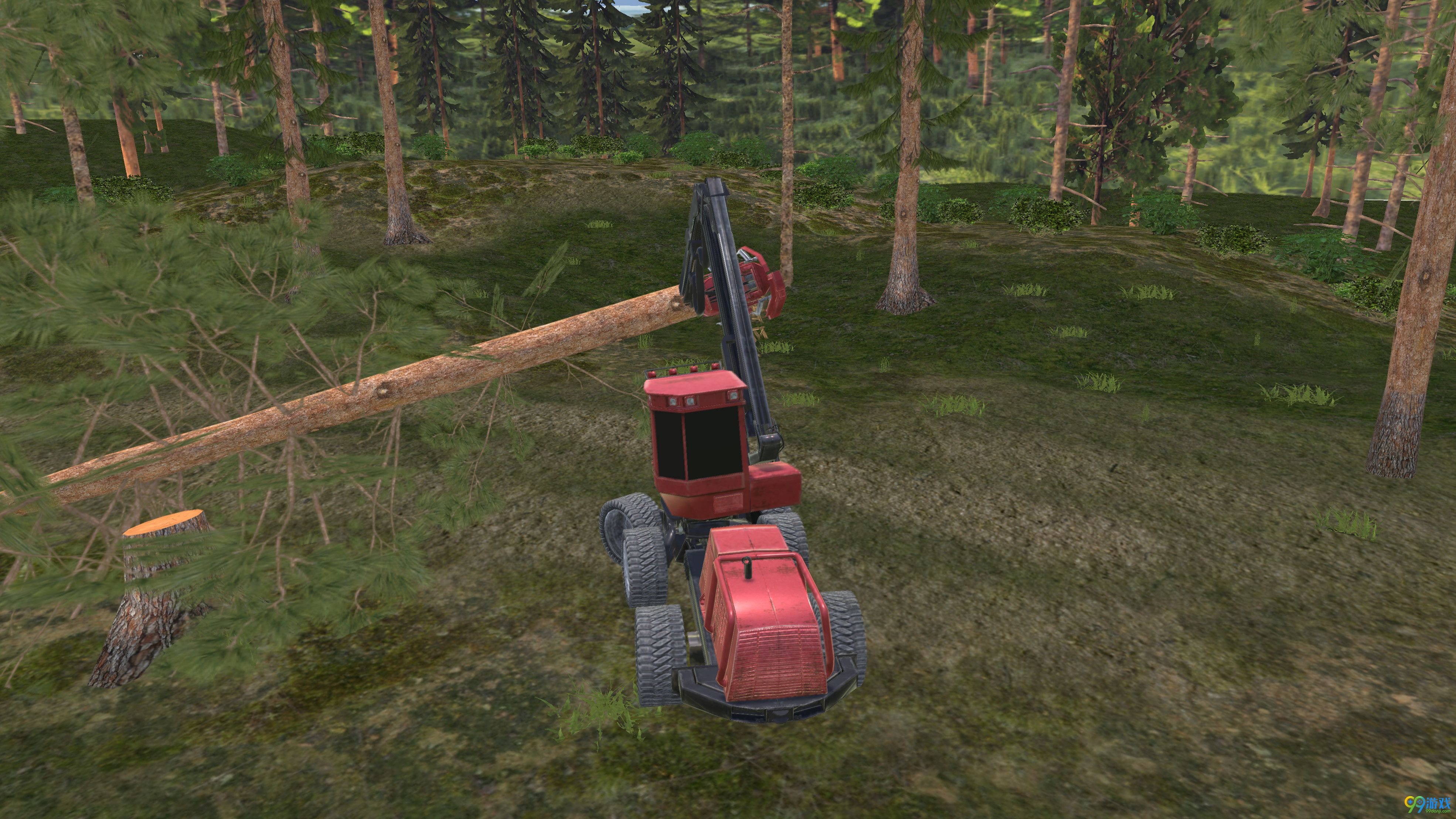森林伐木拖拉机3D截图3