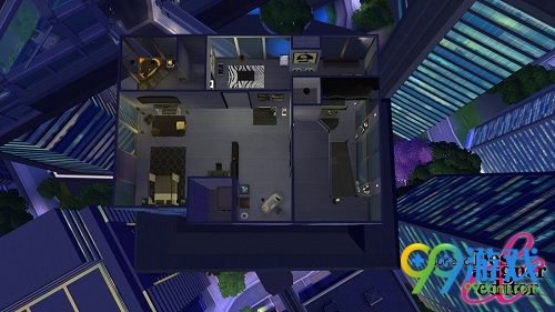 模拟人生4复古与摩登的碰撞loft尖顶公寓MOD