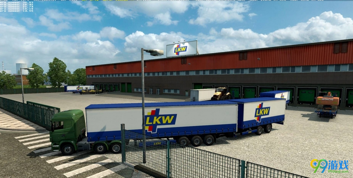 欧洲卡车模拟2v1.31欧洲所有公司双拖车v3.0MOD