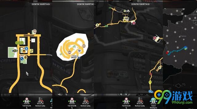 欧洲卡车模拟2v1.28谷歌导航夜间promods版MOD