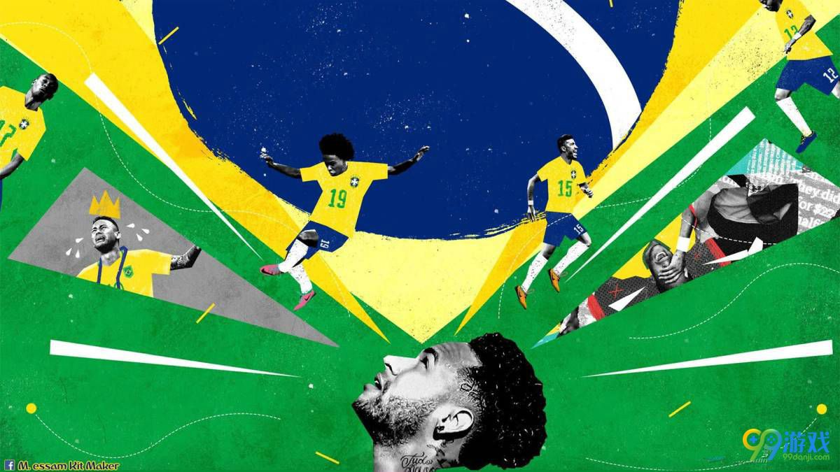 实况足球2018最新巴西队世界杯壁纸美化补丁