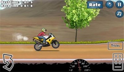 有鬼火摩托车的游戏手机版截图3
