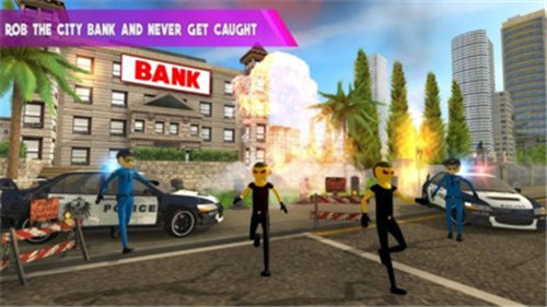 城市火柴人犯罪模拟游戏下载截图1