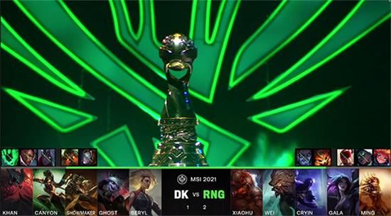2021MSI决赛DK对RNG第四局比赛视频回顾 Ghost五杀小炮助DK击败RNG进入决胜局