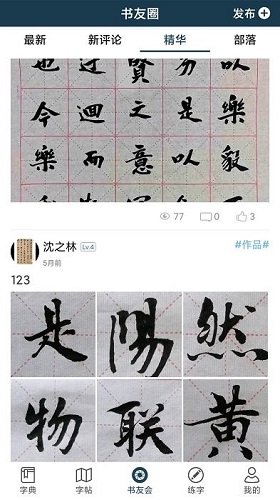 汉字书法字典安卓版截图2
