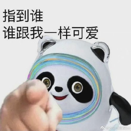 冰墩墩表情包熊猫头