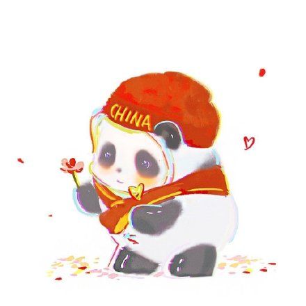 冰墩墩头像图片