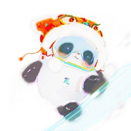 冰墩墩头像图片