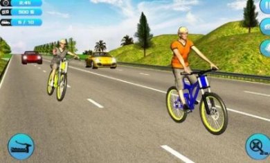 自行车比赛模拟器(BicycleRiderTrafficRace)