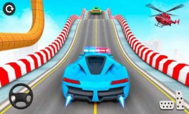 疯狂警车特技驾驶3D(PoliceCarStunt3DCrazyCar)截图2