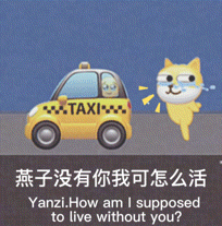 燕子没你我可怎么活表情包gif动图