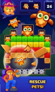 方块点击疯狂冲刺安卓截图1