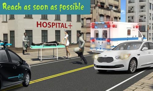 城市救护车驾驶游戏截图2