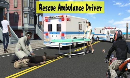 城市救护车驾驶游戏截图1