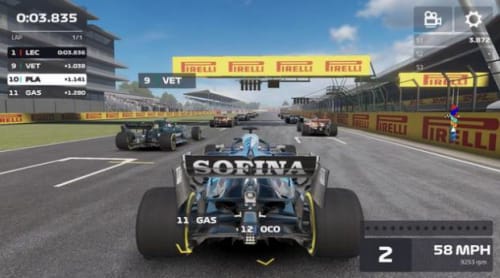 F1 Mobile Racing游戏