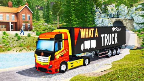货运卡车游戏3D(Cargo Delivery Truck Games 3D)截图2