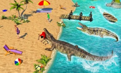 动物鳄鱼攻击模拟器(Animal Crocodile Attack Sim)截图4