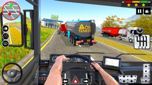 游轮卡车驾驶(Oil Tanker Truck Driving Games)截图2