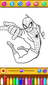 蜘蛛英雄着色(SpiderHeroColoring)截图1