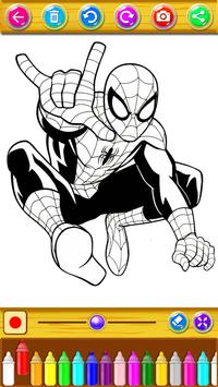 蜘蛛英雄着色(SpiderHeroColoring)截图3