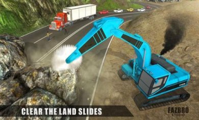 重型挖掘机岩石开采(HeavyExcavatorRockMining)