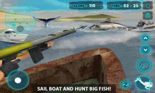 鲨鱼攻击矛钓鱼3D截图1