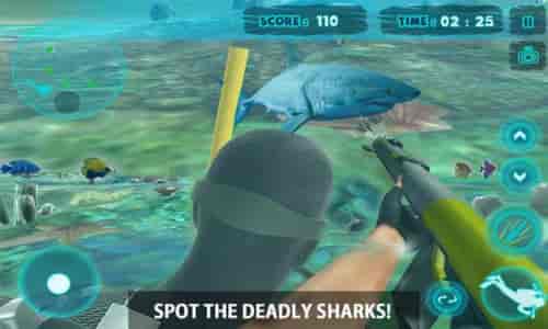 鲨鱼攻击矛钓鱼3D截图2