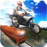 专业快速摩托车手