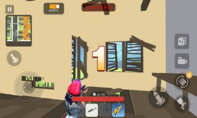 女战士跳伞枪战游戏