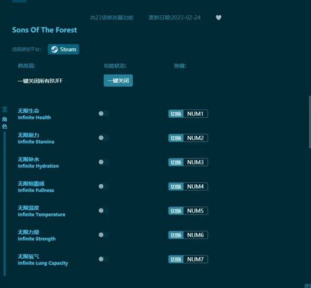 森林之子修改器