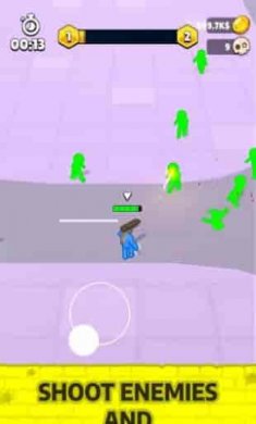 枪头人打怪物(ZombieDefense)截图1