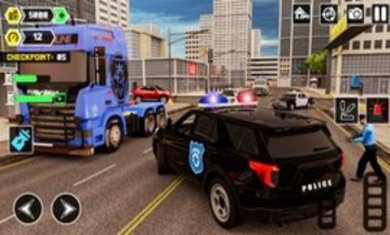 战术小队警察模拟器(CityPoliceDrivingCarSimulator)截图1