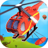 恐龙直升机救援游戏