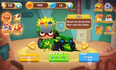 卡通变形赛车游戏