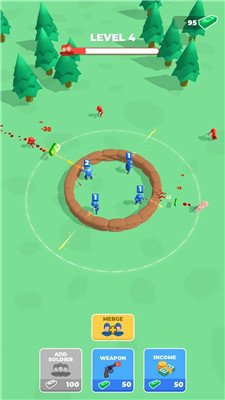 放置射击部队(Idle Shooting Army)