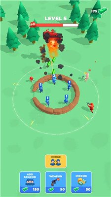 放置射击部队(Idle Shooting Army)